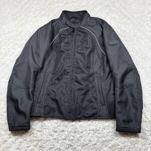 BiLT Motorcycle Jacket Mens Medium Mesh Textile Armor Vented Riding Protective